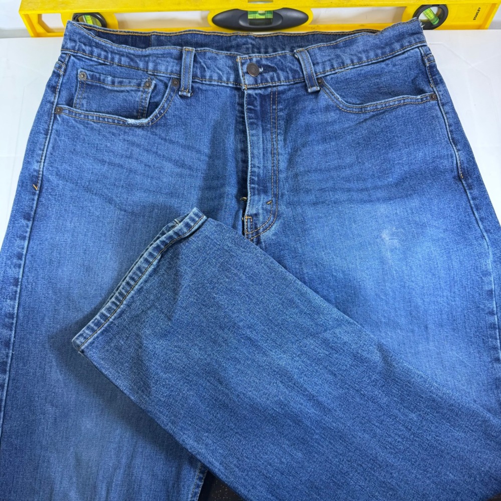 Levi Strauss & Co 505 Mens Jeans W36 L30 Blue Straight Fit Classic Denim vintage